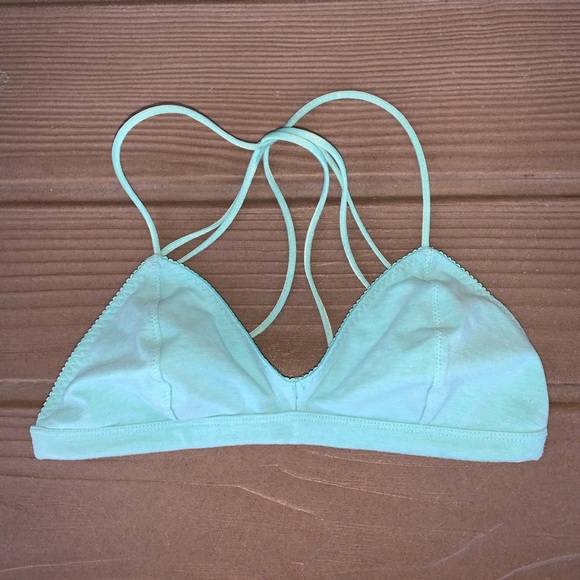 VS Strappy Mint Bralette Size S - Picture 6 of 7